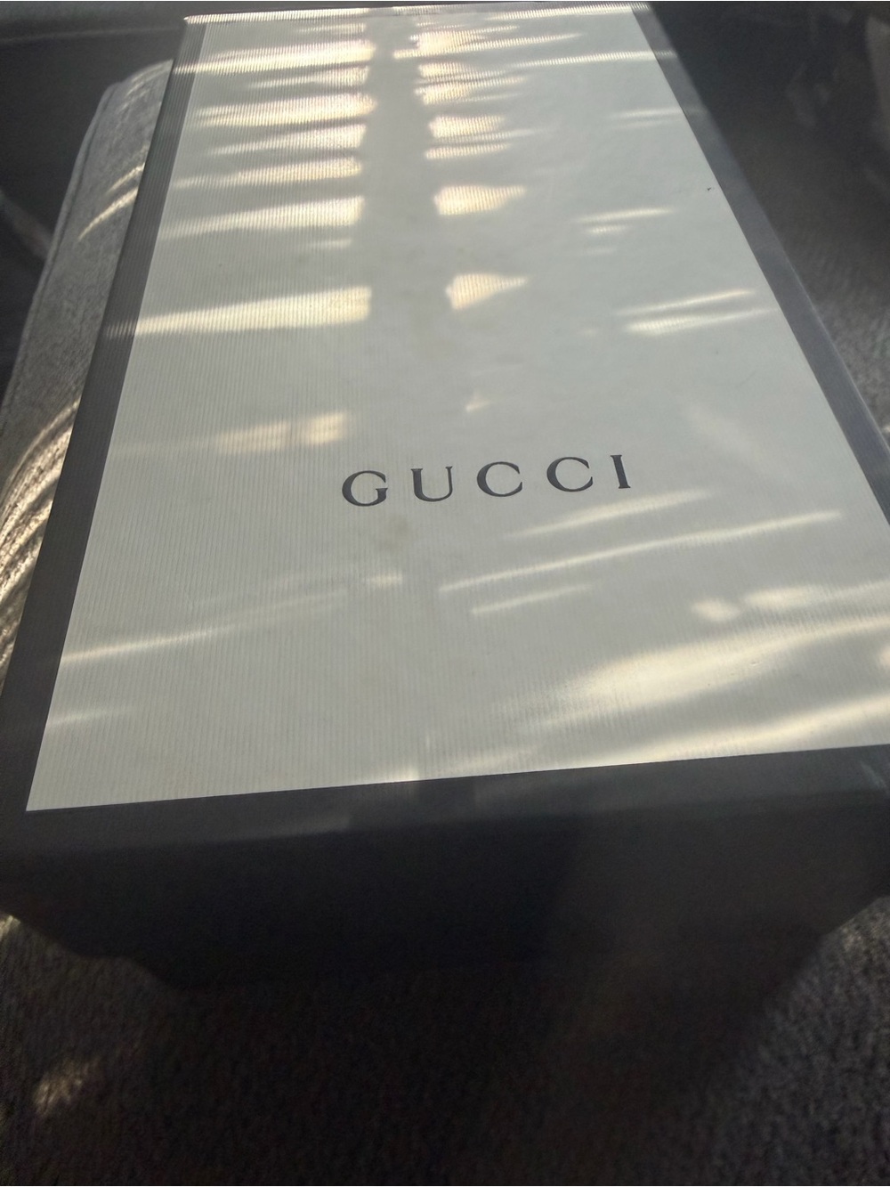 Gucci Black and Yellow Leather-Trim Sneakers - Picture 8 of 8